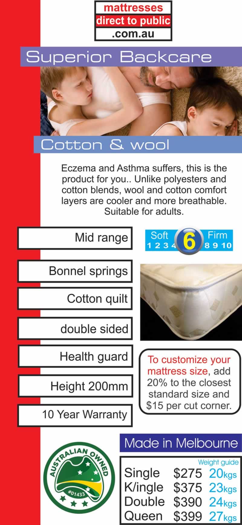 Caravan Mattresses Made to Order Mattresses Direct To Public