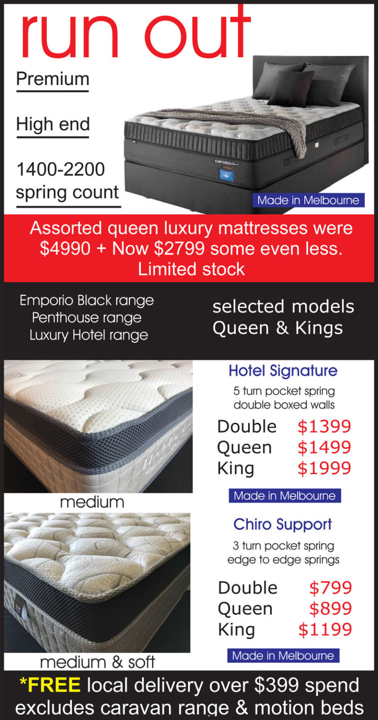 Mattress Sales, Specials and Offers Mattresses Direct To Public