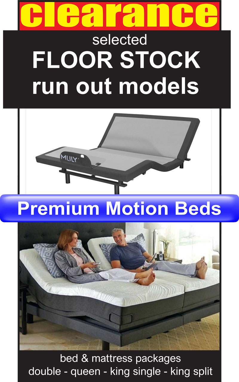 Premium Motion Bed Clearance from Mattresses Direct To Public - Bed and Mattress Packages in Double, Queen, King Single and King Split Premium Motion Bed Clearance from Mattresses Direct To Public - Bed and Mattress Packages in Double, Queen, King Single and King Split