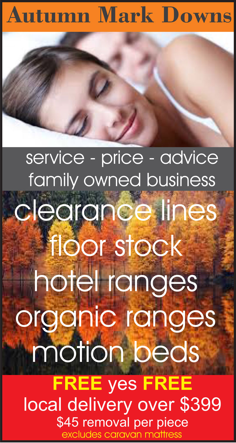 Autumn mattress sale – clearance mattresses, hotel ranges, organic mattresses and motion beds available