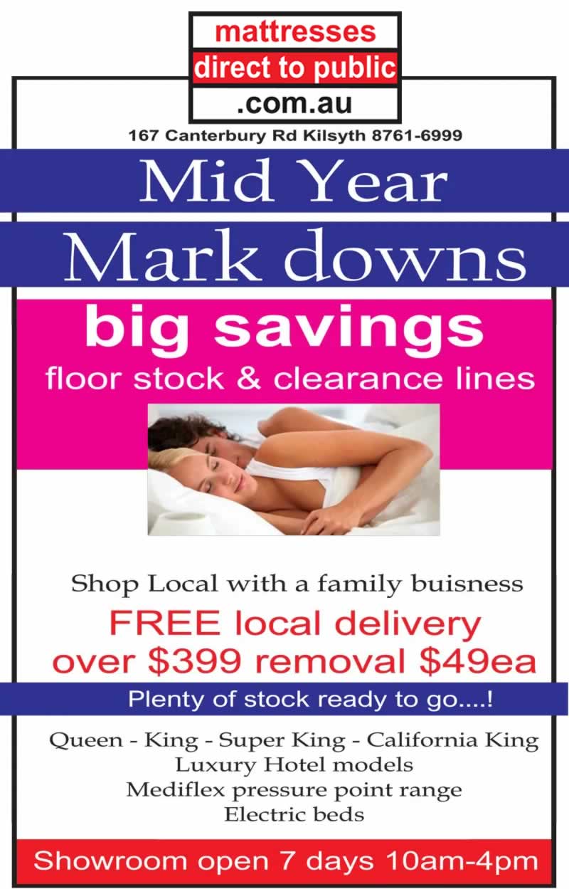 Mid Year Mattress Markdowns at Mattresses Direct To Public