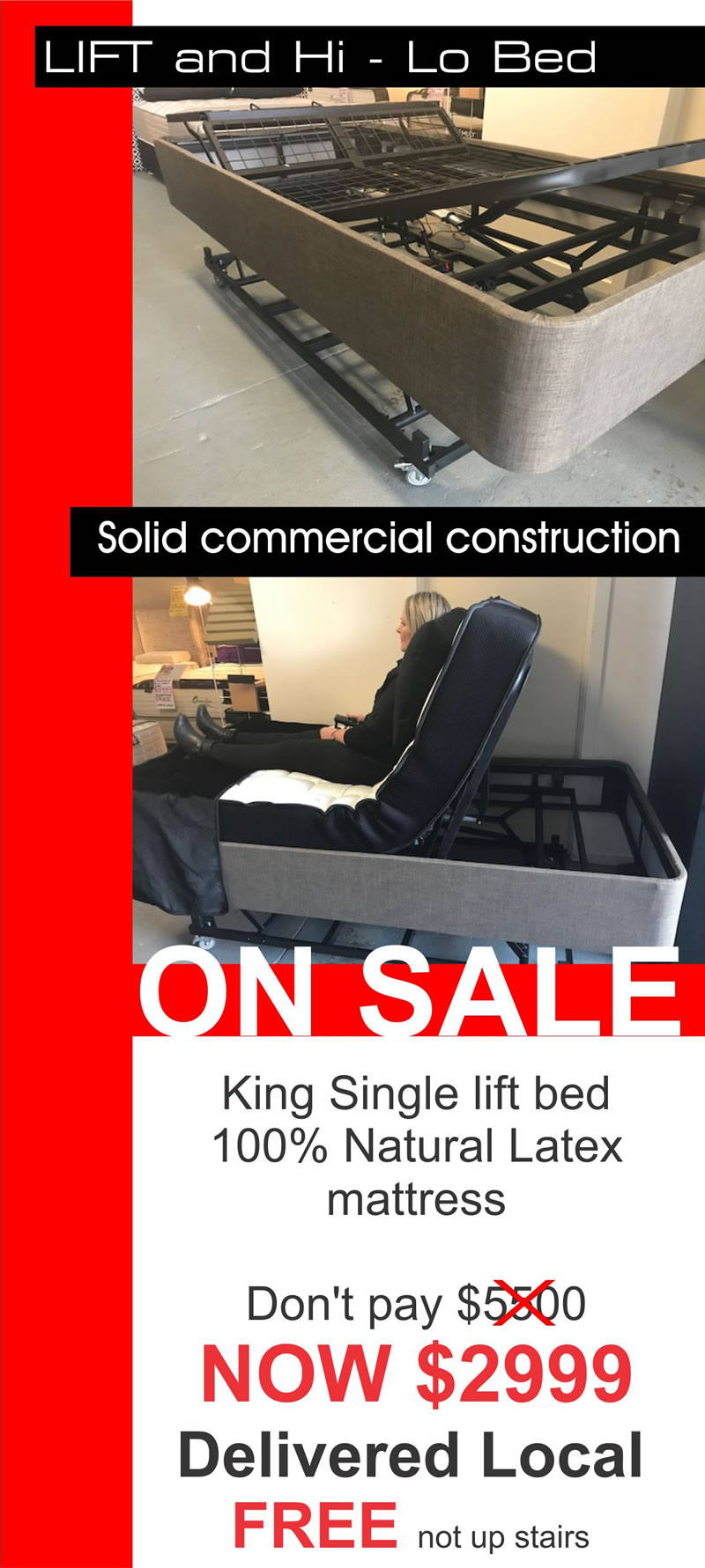 Electric & Mobility Beds Mattresses Direct To Public