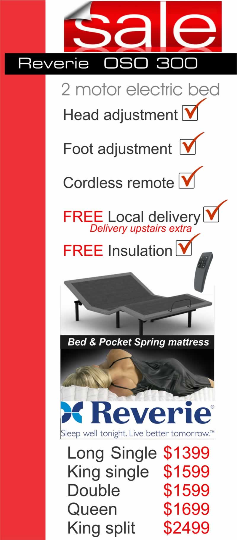 Electric & Mobility Beds Mattresses Direct To Public